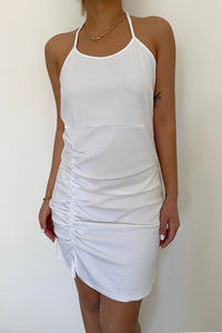 Women's Tie Back Split Hem Bodycon Dress