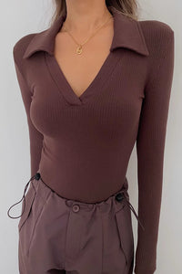 Women's Wrap V-Neck Sweaters Fashion Knit Outwear