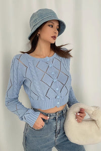 Women's Open Front Cardigan Sweaters Fashion Buttoned Front Knit Outwear Coats