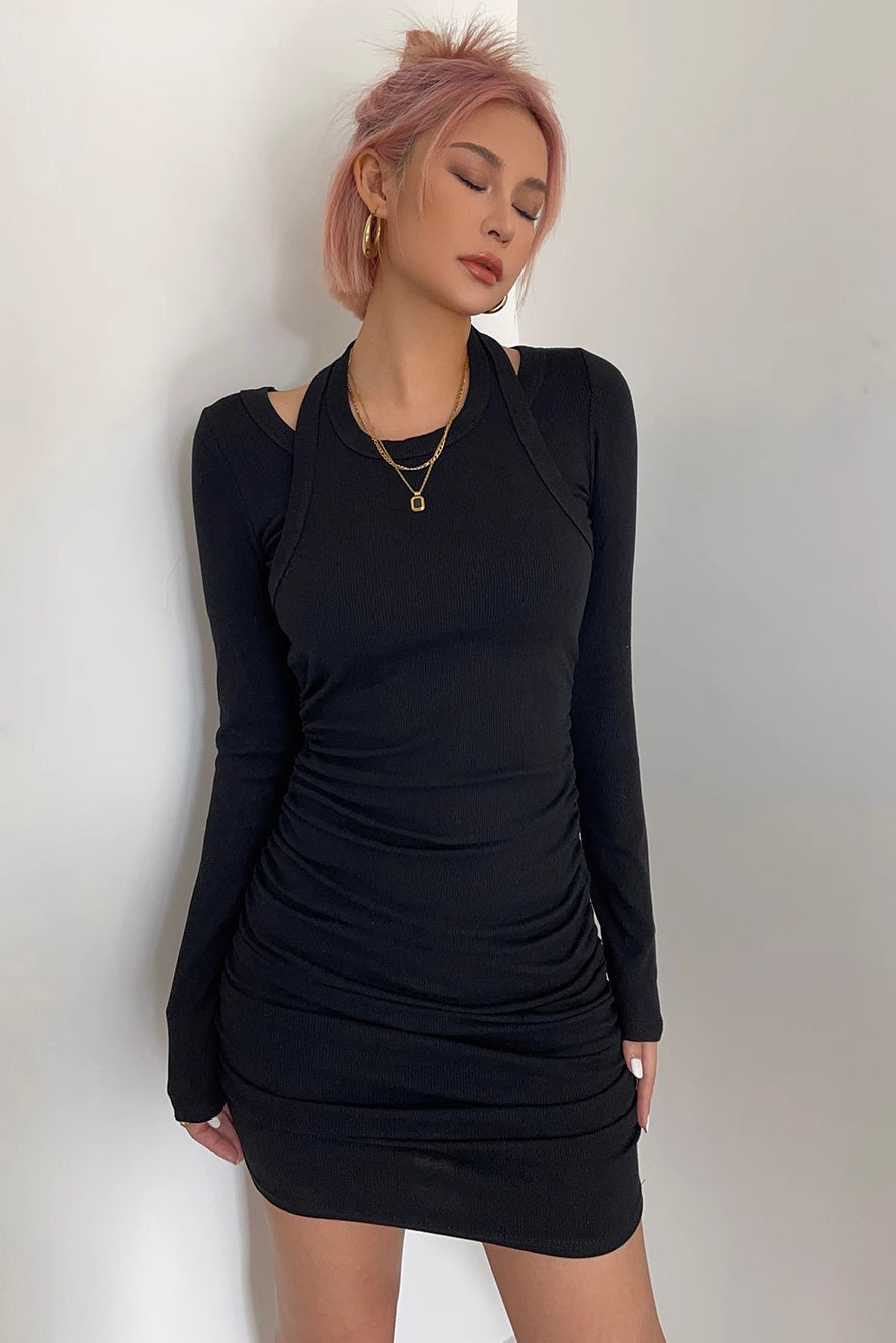 Women's Sexy Long Sleeve Bodycon Dress