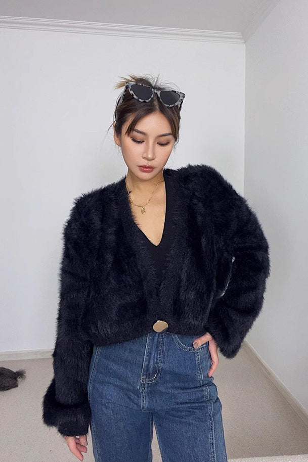 Women's Single Button Open Front Cardigan Sweaters