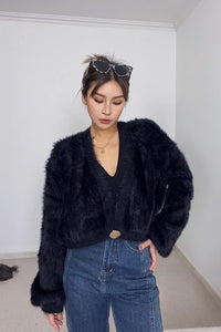 Women's Single Button Open Front Cardigan Sweaters