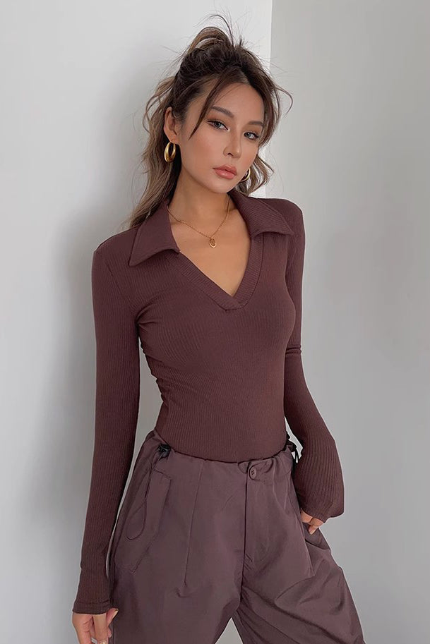 Women's Wrap V-Neck Sweaters Fashion Knit Outwear