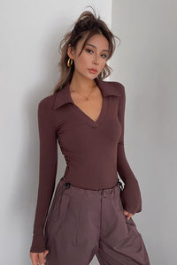 Women's Wrap V-Neck Sweaters Fashion Knit Outwear