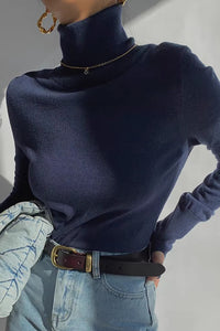 Women's Fashion Knit Long Sleeve Sweater Outwear