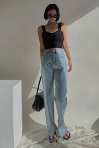 Women's Fashion Sweater Crop Tank Top