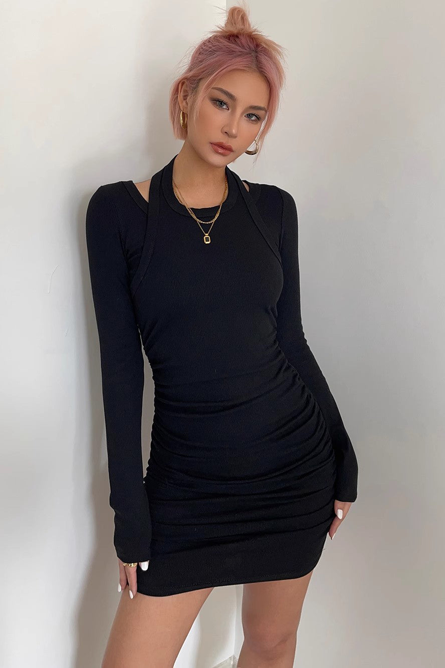 Women's Sexy Long Sleeve Bodycon Dress