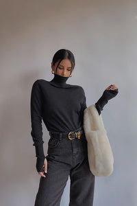 Women's Fashion Knit Long Sleeve Sweater Outwear
