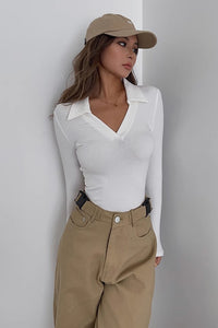 Women's Wrap V-Neck Sweaters Fashion Knit Outwear