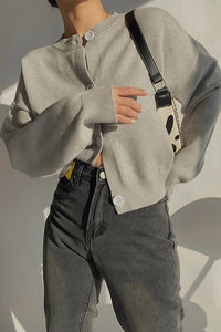 Women's Open Front Cardigan Sweaters Fashion Buttoned Front Outwear Coat