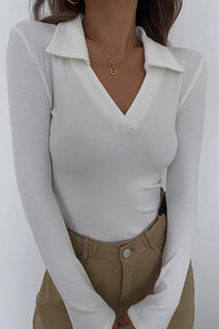 Women's Wrap V-Neck Sweaters Fashion Knit Outwear