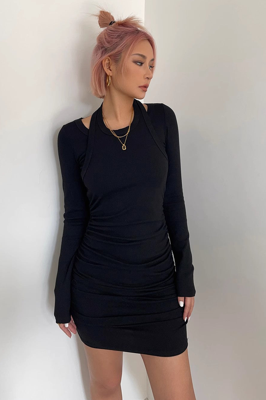 Women's Sexy Long Sleeve Bodycon Dress