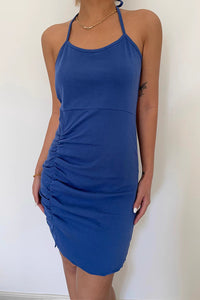 Women's Tie Back Split Hem Bodycon Dress