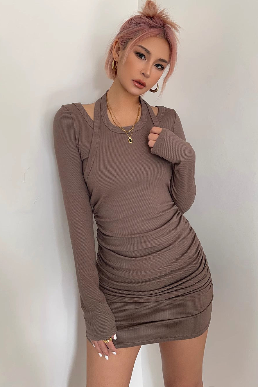 Women's Sexy Long Sleeve Bodycon Dress