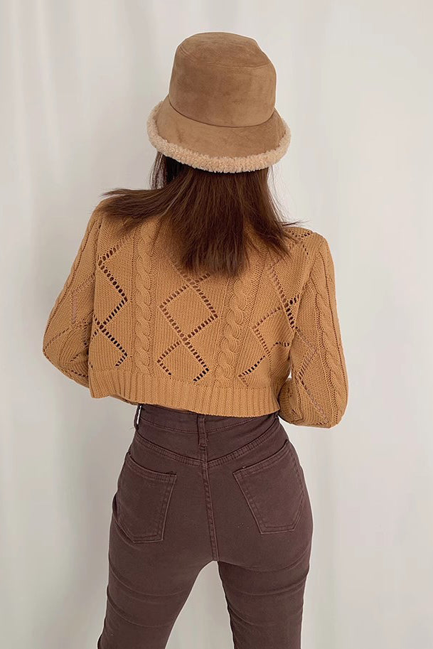 Women's Open Front Cardigan Sweaters Fashion Buttoned Front Knit Outwear Coats