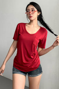 Casual Women Short Sleeve Top Tee