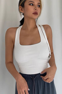 Hanging Neck Strap Sexy Tank Top