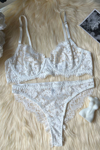 Women Sexy Gauze Lace Underwear Lingerie Set