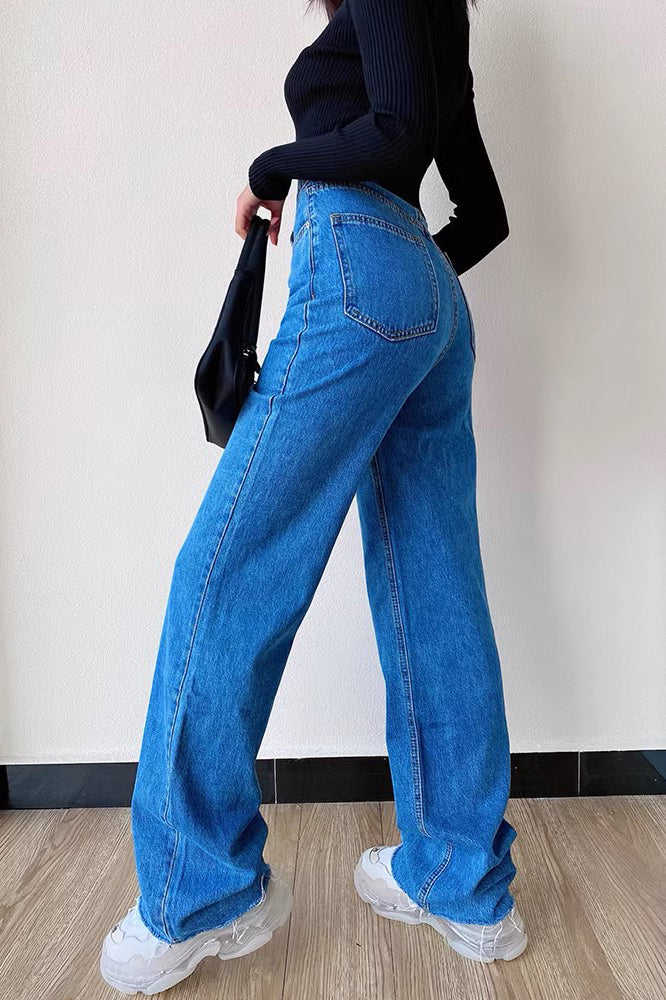 Fashion Jeans High Waist Denim Pants