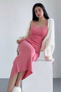 Sexy Knitted Slim Fit Wrap Hip Elastic Dress