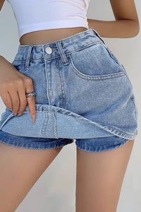 Fashion Denim Shorts Short Skirt