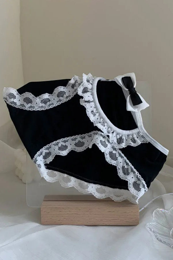 Sexy Women Hollow Bowknot Underpant Brief Panty