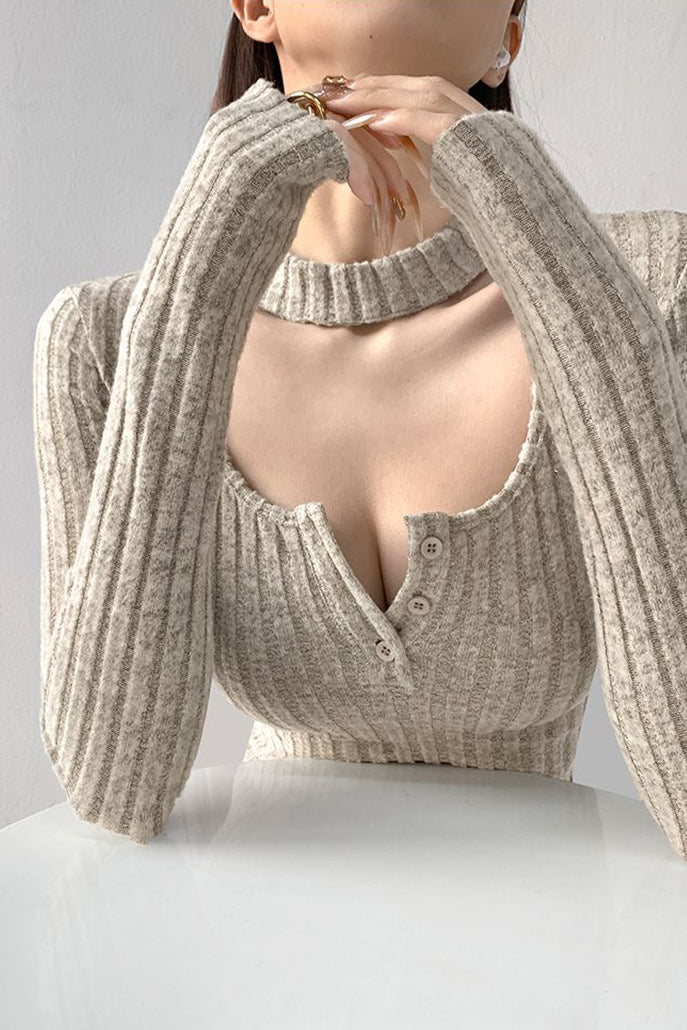 Fashion Women Long Sleeve Top Sweater