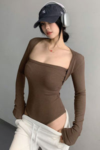 Sexy Women Long Sleeve Bodysuit