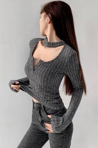 Fashion Women Long Sleeve Top Sweater