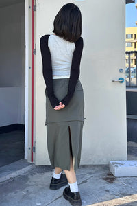 2-in-1 Detachable Pocket Long or Short Skirt