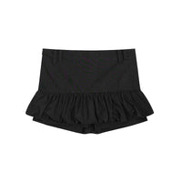 Ruffle Hem Zip Side Skirt