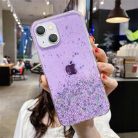 Compatible with iPhone Case Women Girls Shiny Glitter Sparkle Bling Diamond Cute Phone Cases