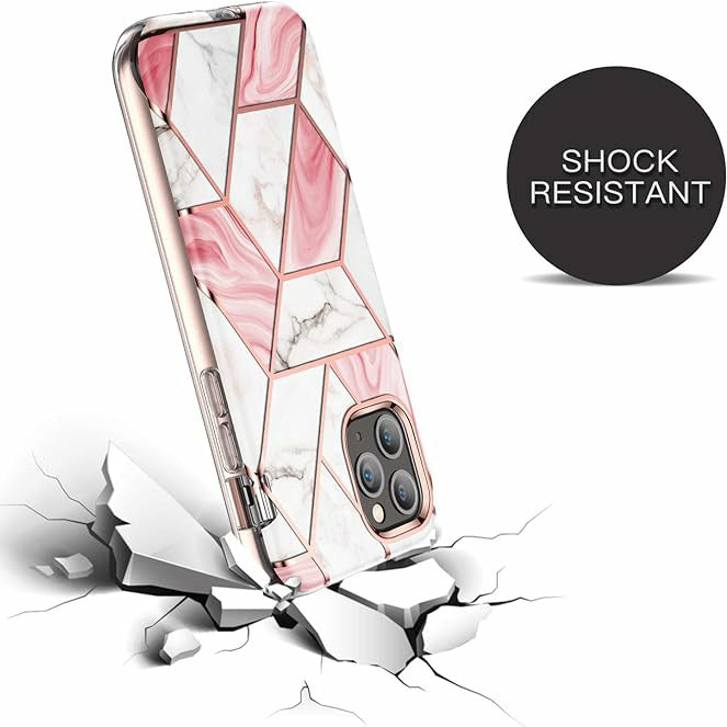 Full Body Stylish Bling Chrome Shockproof Protective Case With Built-In Screen Protector For Iphone 11 12 13 14