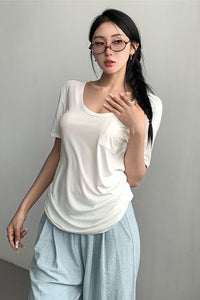 Casual Women Short Sleeve Top Tee