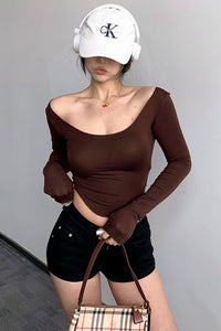 Fashion Women Tight Long Sleeve Top Tee