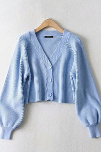 Women's Open Front Cardigan Sweaters Button Down Cable Knit Chunky Outwear