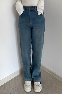 Women's Slant Pocket Straight Leg Jeans