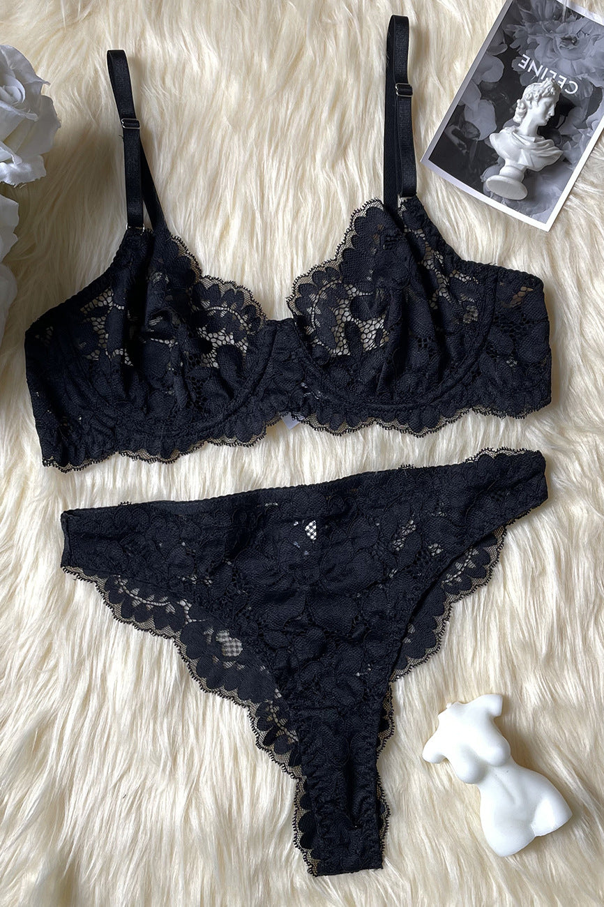 Sexy Women Lace Underwear Lingerie Set