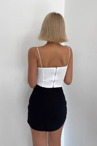 Women's Sleeveless Asymmetrical Hem Tank Tops Basic Cami Tee Shirts