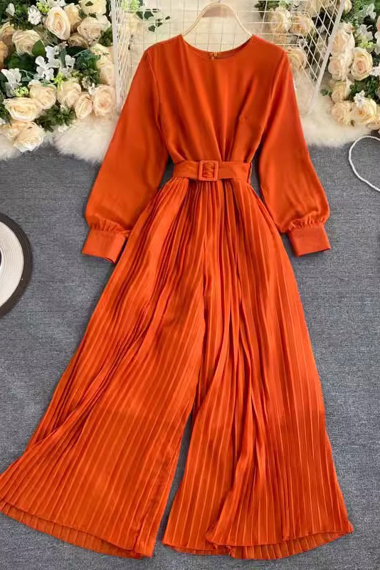 Fashion Women Ruffle Long Sleeve Romper Jumpsuit