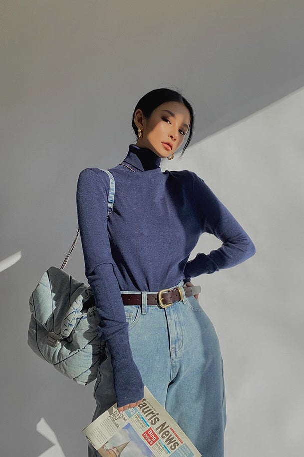 Women's Fashion Knit Long Sleeve Sweater Outwear
