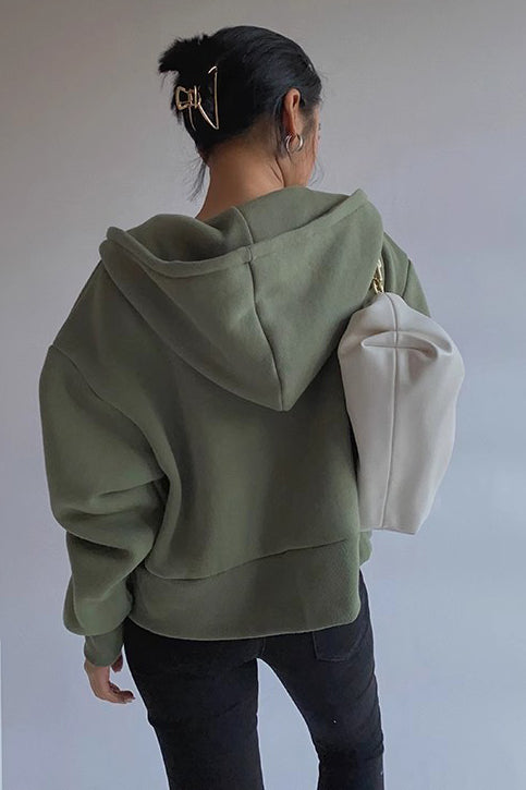 トップス S w zip hoodie long THEREDTHREAD / ザレッドスレッド】S w zip hoodie long
