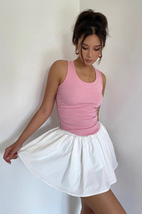 Women's A-Line Low Rise Solid Pleated Skirt