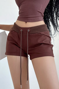 Casual Women Drawstring Sport Shorts