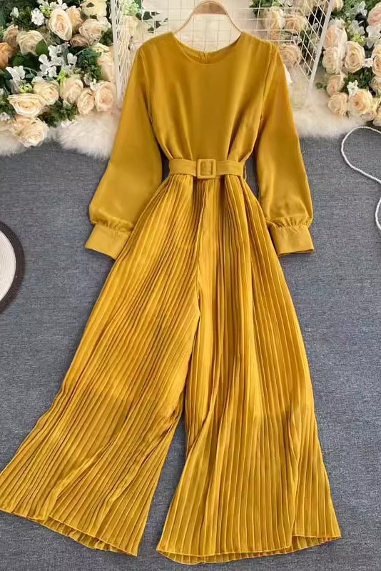 Fashion Women Ruffle Long Sleeve Romper Jumpsuit