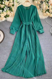 Fashion Women Ruffle Long Sleeve Romper Jumpsuit