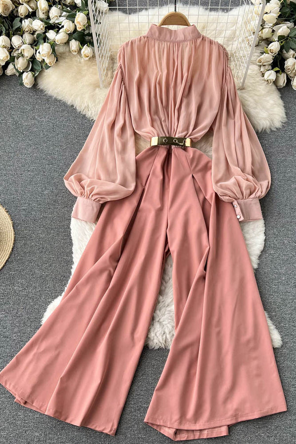 Fashion Women Long Sleeve Romper Jumpsuit