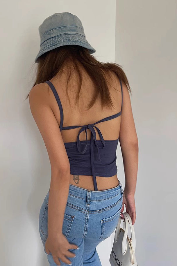 Women's Sexy Spaghetti Straps Fitted Tank Tops