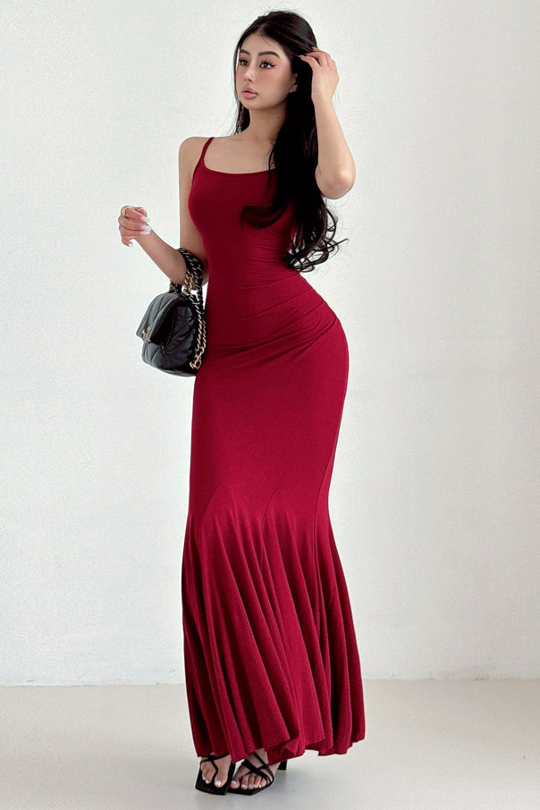 Sexy Women Sleeveless Backless Bodycon Maxi Dress