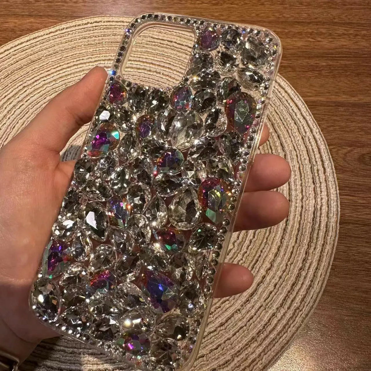 Women Fashion Transparent Lens Camera Glitter Diamond Soft Phone Case For Iphone Cover Clear For Iphone 11 12 13 14 15